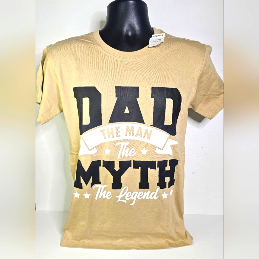 Brooklyn Verticl Dad The Man The Myth Graphic Tee Mens Small